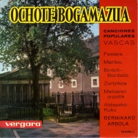 Cubierta del disco Canciones populares vascas. Navideñas (Vergara, D.L.1963)